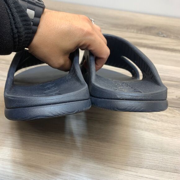 Chaco Chillos Sport Slide Shower Beach Sandals in Navy Blue‎ Men\'s Size 12 main image 4